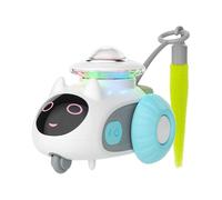 Mesmerizing Color Effects : Designed with soft colorful top lights, this interactive cat toy use multi-color LED flashes to capture cat attention instantly, enhancing night time play fun by creating a