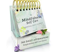 MESMOS Calendrier perpétuel avec citations quotidiennes de pleine conscience - Décoration de bureau mignonne - Accessoires de bureau pour femme - Cadeaux motivants et inspirants pour enseignants