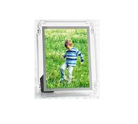 Mesnt Cadres Photo 15x21cm, Cadre en Verre, Mural, Décoration de Salon, sur Table | Argent