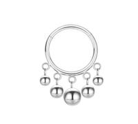 Mesnt Piercing Cartilage Oreilles Acier Chirurgical, 1pcs 16G Anneaux de nez percés Pompons à boules, Argent, 1.2x8mm