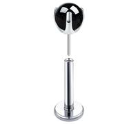 Mesnt Piercing Oreille Cartilage Homme, 1pcs 18G Clous de nez percés sans filetage Rond avec agate en Titane, Argent Noir, 1.0x10x5mm