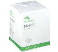 Mesoft S Compresse Non-Stérile Non-tissé 4 Couches 10x10 cm 157300 Compresses 100 pc(s)