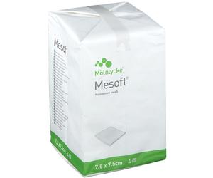 Mesoft S Compresse Non-Stérile Non-Tissé 4 Couches 7.5x7.5cm 157100 Compresses 100 pc(s)