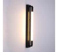 MESOVFCA Applique Murale LED allongée, 9 W, Style Industriel Moderne, Abat-Jour en Acrylique Blanc, idéale pour Chambre, Salle de Bain, Salon ou Couloir. Température de Couleur : 3000 K.