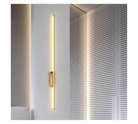 MESOVFCA Applique Murale Noire et dorée pour Chambre ou Salon, Style Moderne et épuré, idéale pour Un éclairage de Couloir ou de Maison.