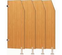 MESOVFCA Cloison de séparation pour urinoir, Extension de cloison pour urinoir, Protection supplémentaire et intimité pour Hommes, cloison de séparation pour Toilettes d'hôtel, Noir - 2 pièces