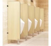 MESOVFCA Cloison de séparation pour urinoir, Extension de cloison pour urinoir, Protection supplémentaire et intimité pour Hommes, cloison de séparation pour Toilettes d'hôtel, Noir - 2 pièces