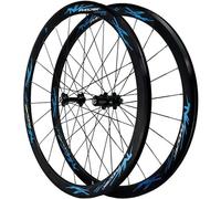 MESOVFCA Jante de vélo de Route 700C 28 Pouces, Double paroi, 7, 8, 9, 10, 11, 12 Vitesses, pour Freins C/V/Freins sur Jante, QR, 40 mm