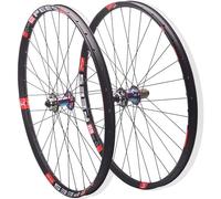 MESOVFCA Paire de Roues de vélo de Montagne 26, 27,5 et 29 Pouces, Frein à Disque, Jante 32 Trous, 120 clics, Roue VTT à dégagement Rapide pour Cassette 7 à 12 Vitesses