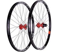 MESOVFCA Paire de Roues VTT 26/27,5/29 Pouces, Jantes Larges, Roues Avant et arrière avec moyeu à 6 cliquets