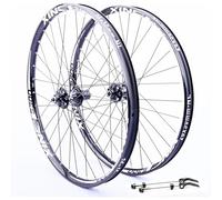 MESOVFCA Paire de Roues VTT pour Jantes en Alliage d'aluminium 26/27,5 Pouces, Freins à Disque à dégagement Rapide 100/135 mm, 120 clics, moyeux 32H pour Cassettes 7/8/9/10/11/12 Vitesses