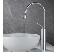 MESOVFCA Robinet de Salle de Bain Noir Jade, lavabo Eau Chaude/Eau Froide, Robinet de Cuisine pivotant en Laiton (Court, Noir)