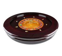 MESOVFCA Roulette de Luxe multifonctionnelle en Bois de qualité Casino, Rotation très Fluide, idéale pour Les soirées Jeux à la Maison ou pour Un Usage Professionnel.