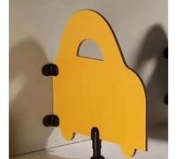 MESOVFCA Séparateur d'urinoir de Dessin animé pour Enfants, cloison de Toilette pour urinoir de Maternelle, cloison de Protection pour urinoir (Couleur : Jaune, Taille : 60 x 60 cm x 2 pièces)