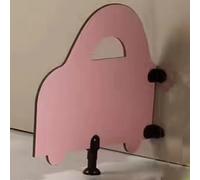 MESOVFCA Séparateur d'urinoir de Dessin animé pour Enfants, cloison de Toilette pour urinoir de Maternelle, cloison de Protection pour urinoir (Couleur : Rose, Taille : 60 x 60 cm x 1 pièce)