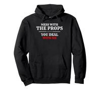 Mess with The Props Stage Crew Stage Stage Manager Sweat à Capuche