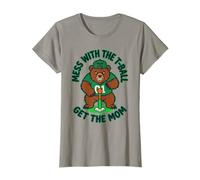 Mess with The T-Ball Get Mom Bear Mascotte Art T-Shirt