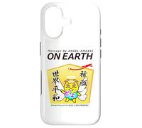 Message 10 par Angel-AMABIE Cheval, Pray for World Peace and Happiness, Dreams Come True Hope Coque pour iPhone 17