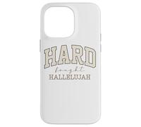 Message Audacieux et inspirant pour Hallelujah Coque pour iPhone 14 Pro Max