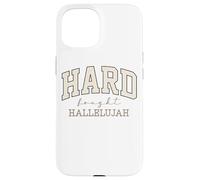 Message Audacieux et inspirant pour Hallelujah Coque pour iPhone 15