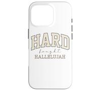 Message Audacieux et inspirant pour Hallelujah Coque pour iPhone 16 Pro