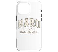 Message Audacieux et inspirant pour Hallelujah Coque pour iPhone 16 Pro Max