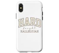 Message Audacieux et inspirant pour Hallelujah Coque pour iPhone X/XS
