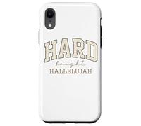 Message Audacieux et inspirant pour Hallelujah Coque pour iPhone XR