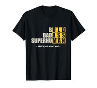 Message caché de Bold Badass Superhuman Amusant Old Ass Man T-Shirt