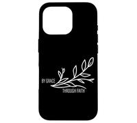 Message chrétien inspirant par Grace Through Hope Coque pour iPhone 16 Pro