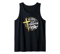 Message croisé « Not Perfect Just Forgiven » Débardeur