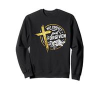 Message croisé « Not Perfect Just Forgiven » Sweatshirt