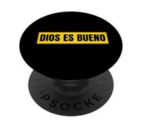 Message de Dios ES Bueno Cristiana Fe Esperanza PopSockets PopGrip Adhésif