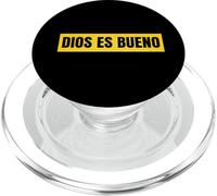 Message de Dios ES Bueno Cristiana Fe Esperanza PopSockets PopGrip pour MagSafe