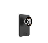 Message de fierté culturelle et de Pouvoir Noir PopSockets PopWallet pour MagSafe