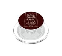 Message de Foi infirmière chrétienne Jésus guérit I Assist PopSockets PopGrip pour MagSafe