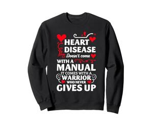 Message de Force Cardiaque pour Le Soutien des Maladies cardiaques Sweatshirt
