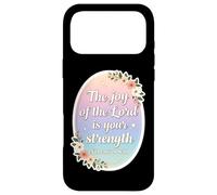 Message de la Femme chrétienne : « La Joie du Seigneur est Votre Force » Coque pour iPhone 17 Pro Max