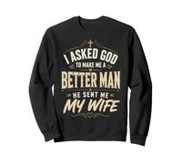 Message de Mariage pour Mari chrétien, épouse, Foi, Amour Sweatshirt
