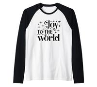 Message de Noël Joy to The World Manche Raglan