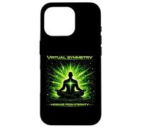 Message de symétrie virtuelle de l'art de méditation Cosmique éternité Coque pour iPhone 16 Pro