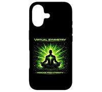 Message de symétrie virtuelle de l'art de méditation Cosmique éternité Coque pour iPhone 17