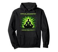 Message de symétrie virtuelle de l'art de méditation Cosmique éternité Sweat à Capuche