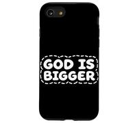 Message d'encouragement « God is Bigger Christian Faith » Coque pour iPhone SE (2020) / 7/8