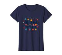 Message différent Not Less Special Education Inclusion T-Shirt, Femme, Bleu Marine, XS