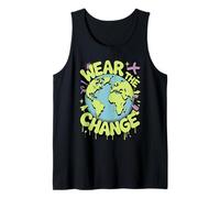 Message du mouvement écologique « Wear the Change World Earth » Débardeur