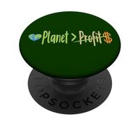 Message écolo - Activisme écologique préserver la Terre PopSockets PopGrip Adhésif