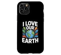 Message environnemental « I Love Our Earth » Coque pour iPhone 11 Pro