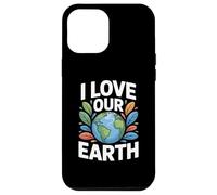 Message environnemental « I Love Our Earth » Coque pour iPhone 12 Pro Max