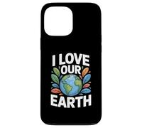 Message environnemental « I Love Our Earth » Coque pour iPhone 13 Pro Max